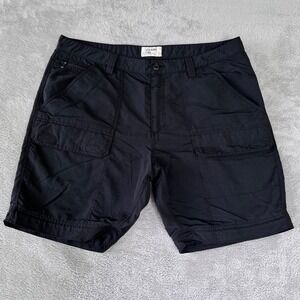 Old Navy Shorts Mens 38 (40 Tag) Black Cargo 9" Inseam Outdoor Nylon Hiking